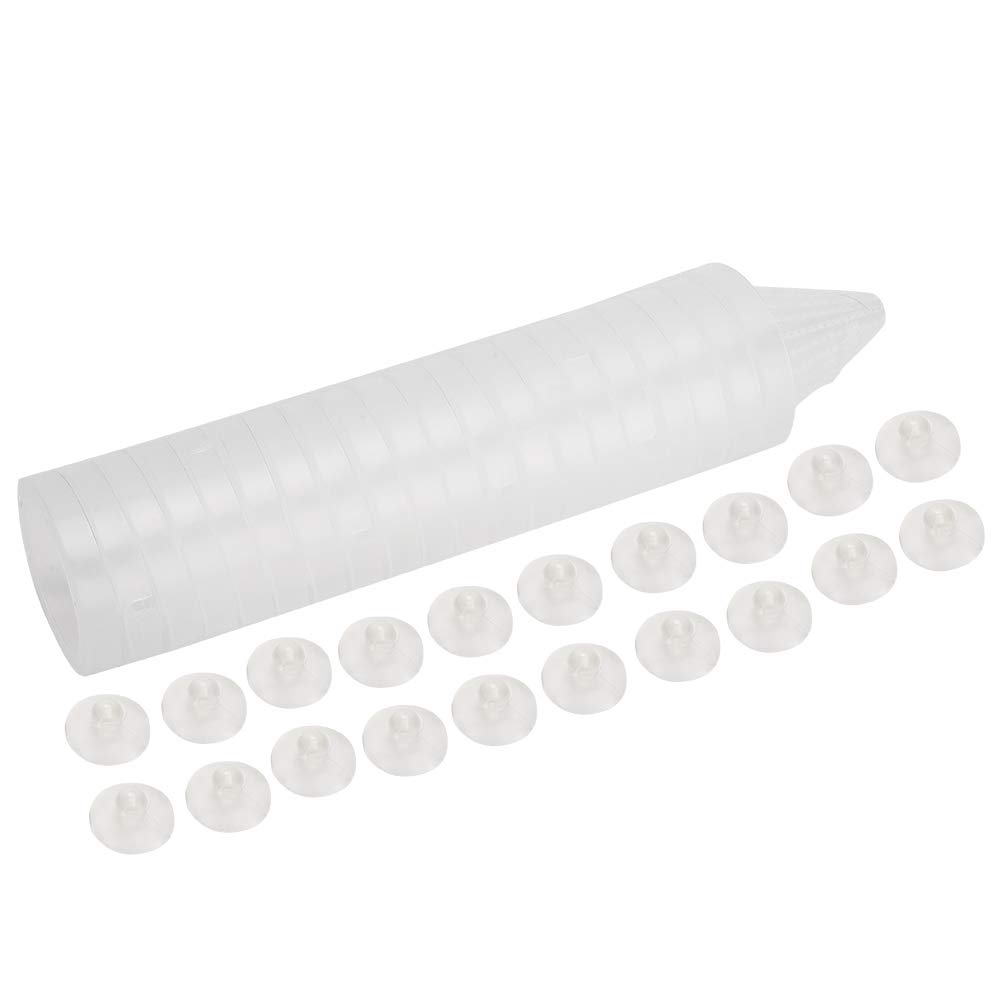 Huairdum 20Pcs Funnel Feeder Aquarium, Funnel Feeding Cup Feeder Aquarium Red Worm Feeding Cup Leakage Worm Fish Tank Red Worm Feeding Cup for Fish Tank Aquarium