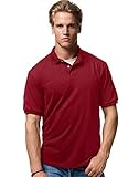 Hanes Men's Cotton-Blend EcoSmart® Jersey Polo