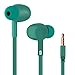Welmor In-Ear Headphones, Wired Earbuds Headphones,Heavy Bass Earphones,Stereo Awareness Monitor Headsets with Microphone and Remote (Teal Green)