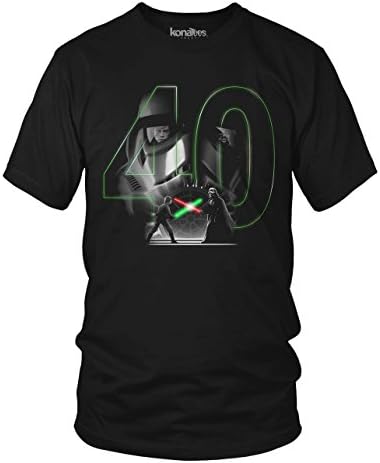 40th Anniversary, Star Wars, Vader and Luke T-Shirt- (Black) 2XL