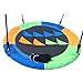 Saucer Tree Swing Seat with Straps and Flags Giant 40 Inches Saucer Swing Outdoor Play for Kids