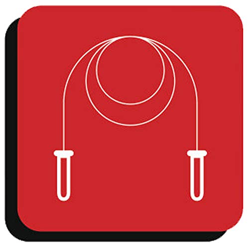 5BILLION Speed Jump Rope - 360Â° Swivel Ball Bearing - Adjustable - Workout for Double Unders, Exercise, WOD, Outdoor, MMA, Boxing Training (red)