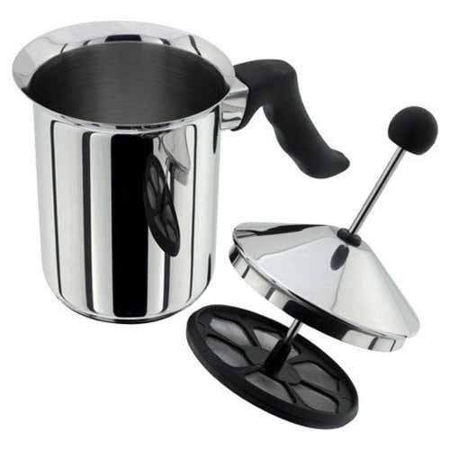 Milk Frother - Stainless Steel- For Cappucinos & Lattes