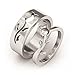 EVBEA Wedding Bands Vintage Flower Promise Rings for Couples