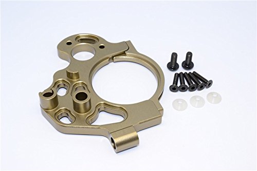 Axial Yeti XL Monster Buggy Upgrade Parts Aluminum Transmission Motor Mount - 2 Pcs Set Titanium
