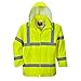 Portwest Waterproof Rain Jacket, Lightweight, Yellow, X-Large