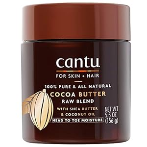 Cantu Skincare Cocoa Butter Raw Blend 156 g (Pack of 1) (Packaging may vary)