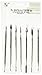SE DD3077 Spatula and Carver Set Double Ended Stainless Steel (7 PC.) primary