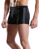 Sociala Men's Swim Boxer Shorts Swimming Briefs Swim Trunks Square Leg Swimsuit
