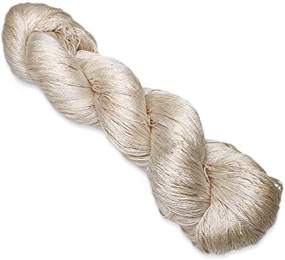 Paradise Fibers Undyed Anamika Silk Yarn - 600 Yards, 100 Gram Skein, Guage 7 to 8 STS = 1 inch