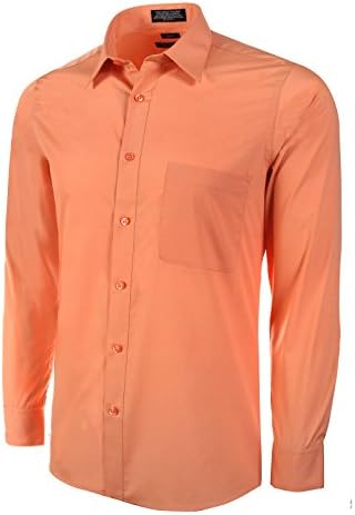 Marquis Men's Basic Slim Fit Dress Shirt