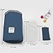Travel Cosmetic Bags Make up Bag Organizer Men Women Hanging Toiletry Bags Wash Bags Large Capacity Drawstring Makeup Bag Blue + Small Pouch + Clear PVC Brush Bag (Blue)
