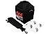 ISOJUG Insulated One Gallon Water Jug Holder with ISOBRICK Ice Pack and Shoulder Strap -MADE IN USA (Black/Red Logo)