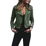 haoricu Clearance Womens Retro Rivet Zipper up