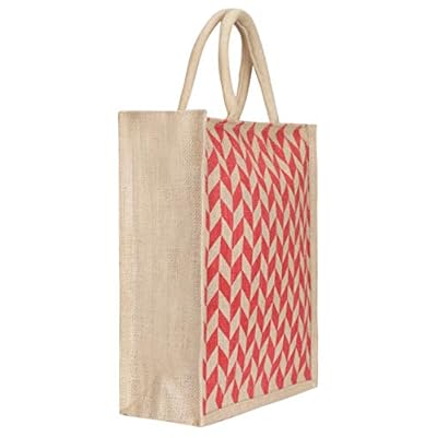 DUSSLE DORF Eco Friendly Shopping|Grocery|Lunch|Tote Jute Bag |Jute Bag with Zip|Tiffin Bag
