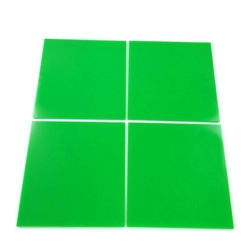 Bright Green Square Mosaic Wall Tiles - Pack of 10-15cm x 15cm