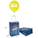 Video Game Party Supplies - Favor Bags & Yellow V Balloons - Supply Drop Box Decorations for Kids Boys Birthday - Pack of 12
