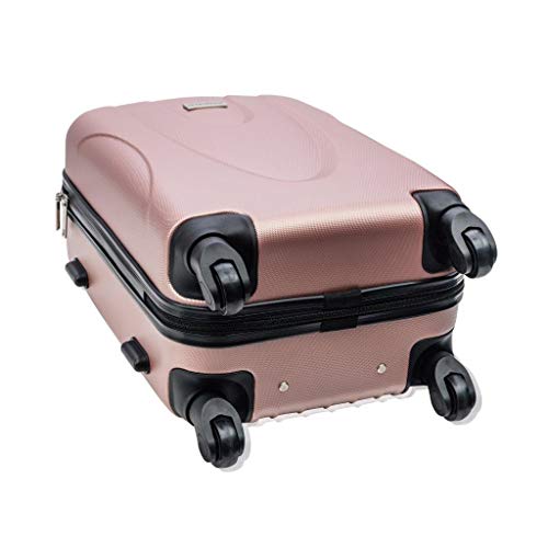 Jetstream 2 Piece Hardside Carry On Luggage Set Rolling Wheeled Spinner