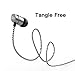 Rhapsody & Mogan H9 Hi-Fi Tangle Free Earbuds in-Ear Headphones,Dynamic Crystal Clear Sound,Noise Isolating Earphones with Microphone and Volume Control