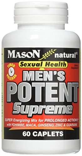 Mason Vitamins Men's Potent Supreme Caplets, 60 Count Mason Vitamins Men's Potent Supreme Caplets, 60 Count