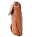 JOLLYCHIC PU Leather Multi Pockets Crossbody Bag Travel Shoulder Purse (Brown)