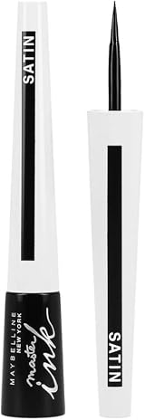 Maybelline Master Ink Eyeliner Satin Black Long-Wear Liquid 0.1 fl oz