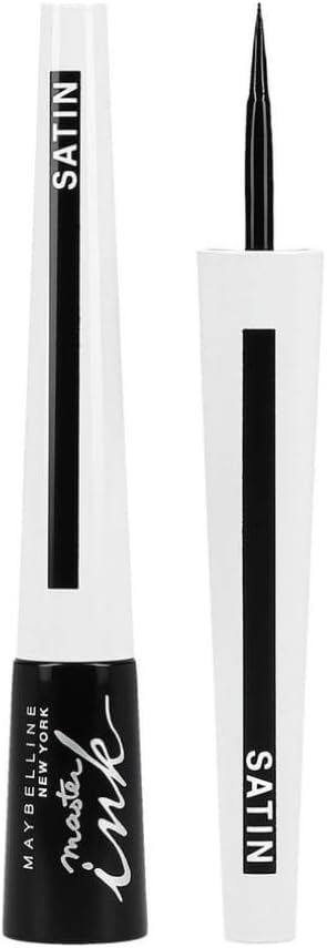Maybelline Master Ink Eyeliner Satin Black Long-Wear Liquid 0.1 fl oz