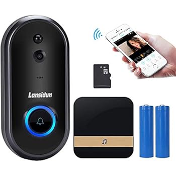 Amazon.com: Smart Video Doorbell, Lansidun WiFi Video