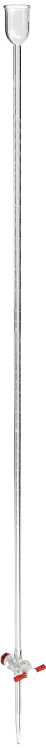 Kimble 17110F-10 10mL Class A Micro Straight Bore Burette, with PTFE Stopcock