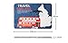 HUGS IDEA Shark 3D Printed Front Doormat Indoor Outdoor Rectangular Floor Mat for Bathroom Bedroom Kitchen Living Room
