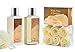 Bath, Body, and Spa Gift Set for Women, includes Body Lotion, Shower Gel, Bath Salts, and Lavender Rose Soaps, with Shea Butter and Vitamin E (White Rose and Jasmine)