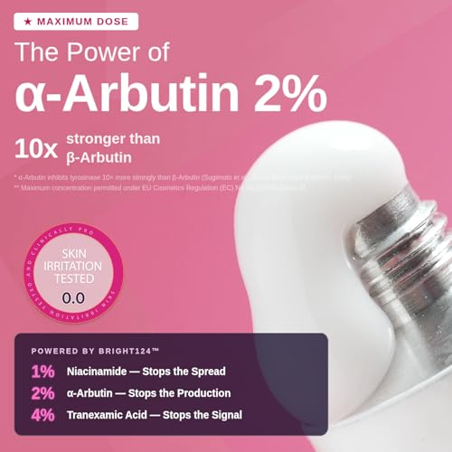 Alpha Arbutin Cream with Niacinamide for Even Skin Tone, Blemishes, Korean Skin Care, 50ml, 1.69 fl.oz.