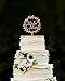Cake Toppers Wedding Cake Toppers Mr Mrs Wood Wreath Cake Topper Birthday Cake Topper, Wedding Reception,Wedding Cake Decoration (circle)