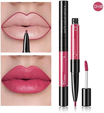 Peacur Lip Gloss Matt Waterproof Lipstick Beauty Makeup Tools Glitter Flip Lipstick Flip Pull Matte Pearl Lip Gloss Clearance