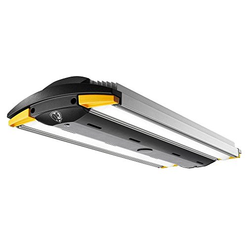 Big Ass Fans 2 ft. Anodized Aluminum LED Garage Light 13000 Lumens Big Ass Garage Light 5000k 120v Diffused Lens 10ft Power Cord with Plug