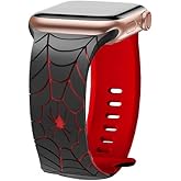 Spider Web Design Silicone Band for Apple Watch, Compatible with iWatch