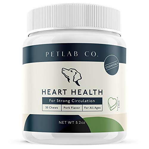 image for Petlab Co. Heart Health Omega 3 Dog Chews | Dogs Fish Oil Maintaining 