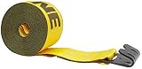 Mytee Products Kinedyne Winch Straps 4" x 30" Gold Heavy Duty Tie Down w/Flat Hooks WLL# 5400 lbs | 4 Inch Cargo Control for Flatbed Truck Utility Trailer (1 Pack)