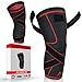 ATHLEDICT Knee Brace Compression Sleeve with Strap for Best Support & Pain Relief for Meniscus Tear, Arthritis, Running, Basketball, MCL, Jogging and Post Surgery Recovery for Men & Women