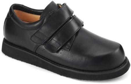 Apis Mt. Emey 802 Men's Therapeutic Extra Depth Shoe: Black 5 Medium (D) Velcro