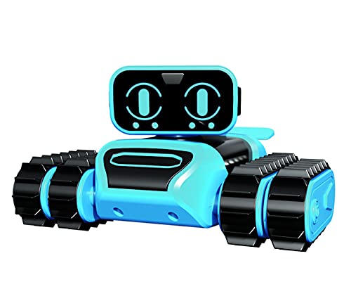 OWI Inc RE/CO Wireless Remote-Controlled Robot Kit | Tank-Like Tracks Allow Off-Road Fun | Ride Over Multiple Terrains | Access Different Play Modes | 106 Piece Do-It-Yourself Assembly