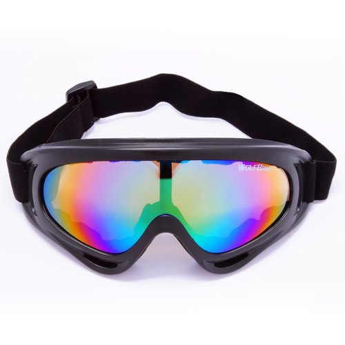 Wolfbike Men Bike Bicycle Motorcycle Goggle Ski Snowmobile Eyewear Snow Sports Cycling Protective Safety Glasses Multi-color Available - Colorful-Tinted
