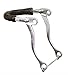 The Colorado Saddlery Aluminum Braided Hackamore Noseband, Chrome