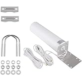 Antena celular de alta ganancia 4G LTE para exteriores – Largo alcance 28dBi 2.7GHZ externa SMA macho/Dual TS9 3G soporte de 