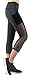 EAST HONG Womens Mesh Capri Workout Yoga Pants Running Tights Active Leggings