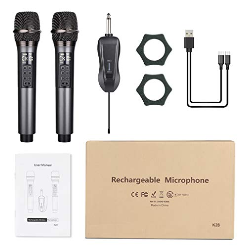 YEOSEN Wireless Microphone Wireless Microphone System with Adjustable