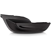 For Nissan Altima Fog Light Cover 2013 2014 2015 Passenger Side | Grille Bezel | Textured | Sedan | Black | NI1039114 | 622563TA0A