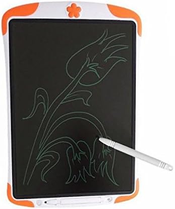 YIWE 12 inch LCD Writing Board, Electronic Doodle Board, Paperless drawing tablet for Kids, with memory lock and stylus (ORANGE)