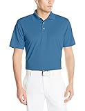 PGA TOUR Men's Short Sleeve Airflux Solid Polo, Stellar, X-Large
