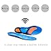Gel Sports Orthotic Insoles for Shock Absorption, Heel Protection, Plantar Fasciitis Relief, Men and Women Shoes Insole (Blue,5-10,1 Pair)